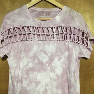 American Eagle Open Front Tee